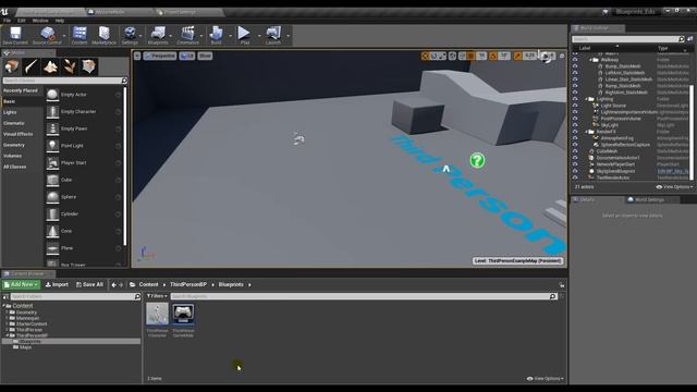 Блупринты для новичков #1 | Blueprints | Unreal Engine 4