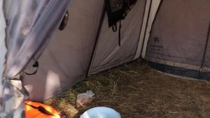 С палатками на остров в селе Никольское Астраханская область