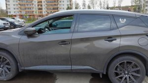 Авто складывание зеркал и доводчик стекл на nissan murano z52