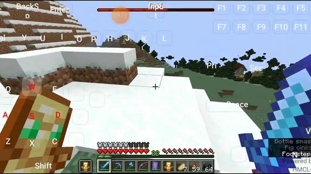 Minecraft Java Edition on Android HMCL-PE Testing My Cheats Survival World смотреть онлайн
