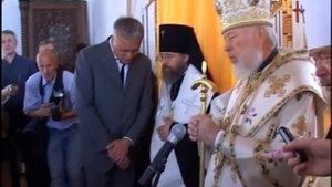 15 мая 2007 Церемонию освящения храма возглавил митрополит Киевский Владимир (Сабодан)