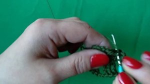 Листик крючком - Как вязать ажурный элемент
