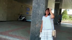 Crimea. КРЫМ. Железнодорожный вокзал в Евпатории. Зарисовка Yevpatoria