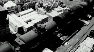 1968 год. Тюмень. Речпорт. На погрузке