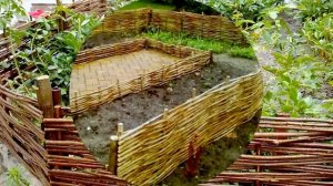 Плетение из лозы и орешника (Украинский-тын}