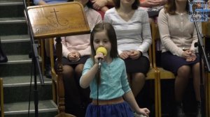 Спасибо, Бог, песня,Аллилуйя, Ковалева Ева 14.04.2019 ц Вифания
