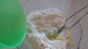 Блинчики на воде с яйцами