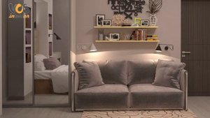 Интерьер коттеджа в современном минималистском стиле в 4К