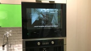 Телевизор, встроенный в фасад кухни PLAZAREAL