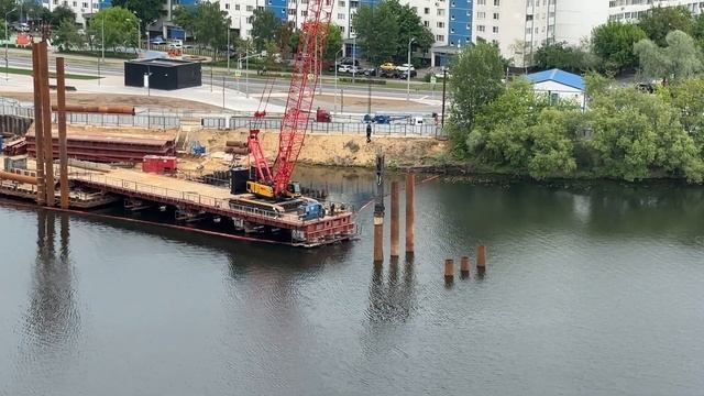 23 мая 2023 г. Мост в Нагатинском затоне смотреть онлайн