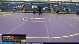 152 Lbs Cons. Round 3 - Lucas Ricketts, KY Vs Waylon Cressell, ND Dfca