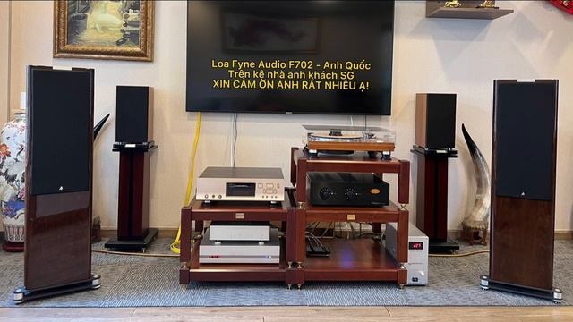 Loa Fyne Audio F702 trên kệ nhà anh khách SG - xan cảm ơn anh rất nhiều đã lựa chọn Bá Hùng Audio смотреть онлайн