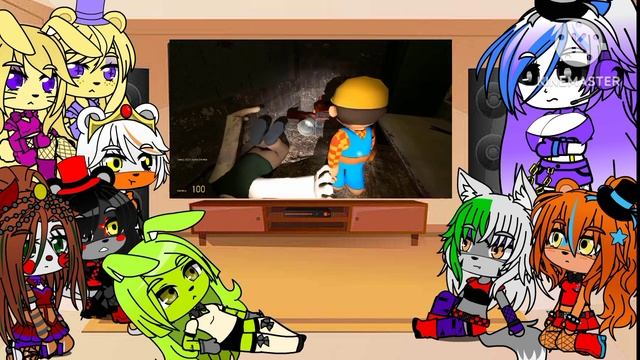 FNIA реакция на Sanek (Этот человек приходит к вам во сны | GMOD | Horror смотреть онлайн