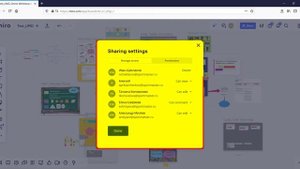 Виртуальная доска Miro. 6/6  Заметки и настройки в МироПанель управления участниками, параметры