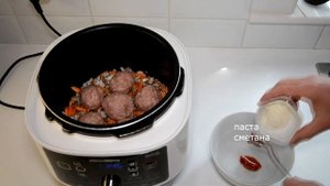 Гречка 2 в 1 с Котлетами в мультиварке скороварке Редмонд