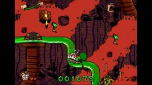 Прохождение игры Бугимен Sega Boogerman этап #2 The Pits