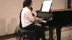 Leroy Anderson "The Typewriter" for one piano, four-hands