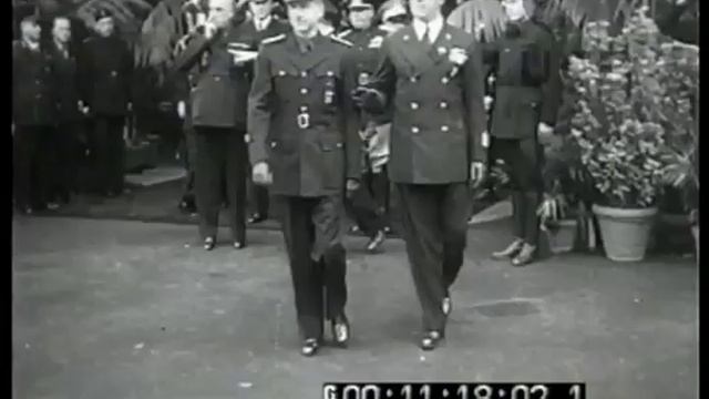 Italia e Spagna.L'arrivo a Roma di Serrano Suner Ministro degli interni di Spagna смотреть онлайн