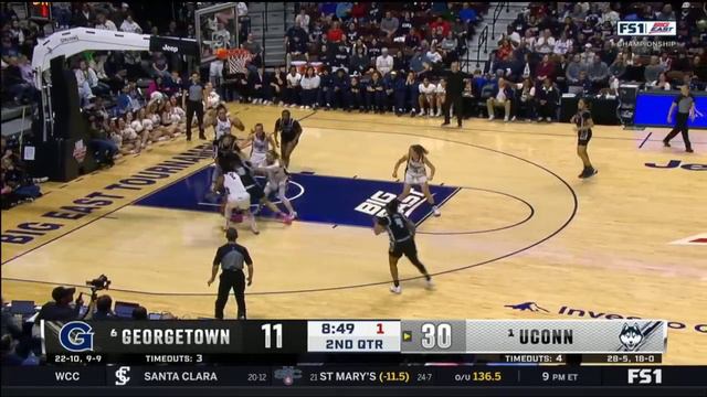 Uconn women's basketball | UConn Vs Georgetown women's Basketball Full Game | NCAA basketball
