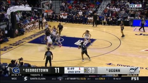 Uconn women's basketball | UConn Vs Georgetown women's Basketball Full Game | NCAA basketball