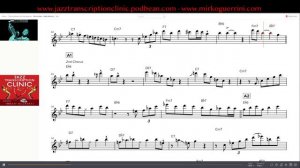 Hank Mobley - Remember - Transcription (Bb)