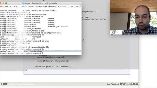 ZooKeeper Java Programlama (Hadoop Eğitim Serisi 7) смотреть онлайн