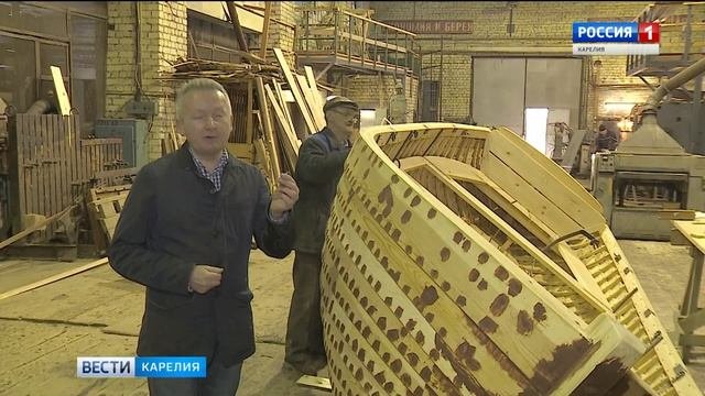 Копию старинной славянской ладьи построили в Петрозаводске