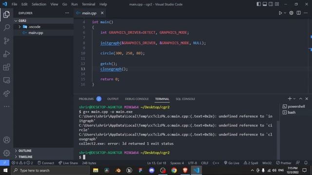 Computer Graphics | How to setup graphics.h in Windows/MinGW | The Sudoers Club смотреть онлайн
