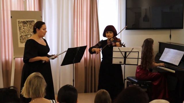 Ц. А. Кюи "5 пьес для скрипки и флейты с фортепиано. смотреть онлайн