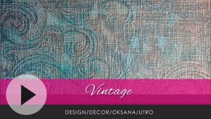 ВИНТАЖ / Vintage / вариант декора своими руками.