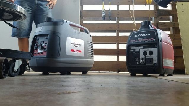 Honda EU2200i vs Briggs & Stratton P2200 Sound Comparison смотреть онлайн