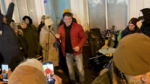 Уличные музыканты... Новогодний Питер