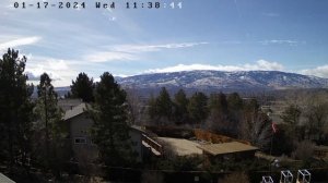 17/Janeiro/2024 - Reno, Nevada - Temperaturas entre  0,8°C e  9,4°C