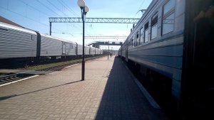 Товарняк на станции Гнивань