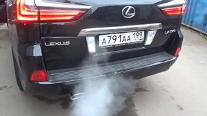 Тюнинг выхлопной системы на новом Lexus LX570 2 рестайлинг
