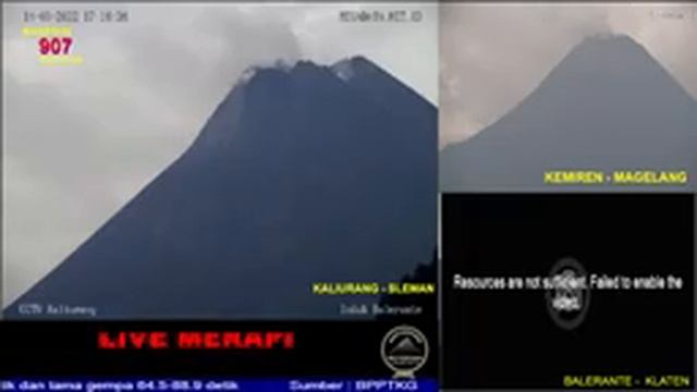 Live Streaming Merapi Volcano Eruption - Yogyakarta and Central Java, Indonesia 14-08-2022 смотреть онлайн