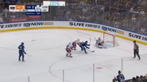 Ilya Samsonov assists on Tavares's goal vs Islanders (23 jan 2023)