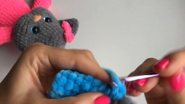 Вязаный котик крючком. Подробный МК. Часть 1