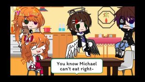 Past Aftons (+ Past Noah) observe a day in the future | little Ennard × Michael |Part 2| Picka_Clar