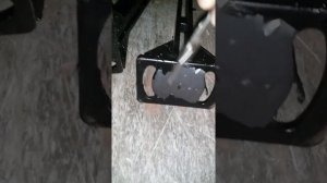 Масло при порошковой покраска. Отслоение порошка