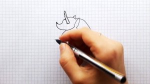 Как нарисовать единорога. Учимся рисовать мороженое единорог. Рисуем простые рисунки #121