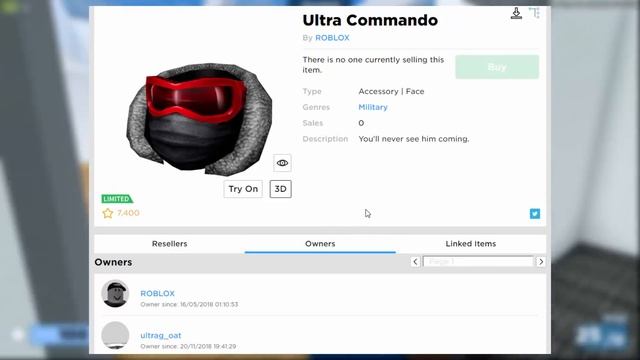 The History of Roblox's RAREST Hats With Only 1 Owner! смотреть онлайн