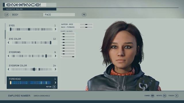 Starfield super cute female character creation смотреть онлайн