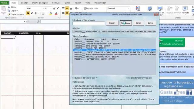 Cambiar Cuerpo de Factura CBB en Excel смотреть онлайн