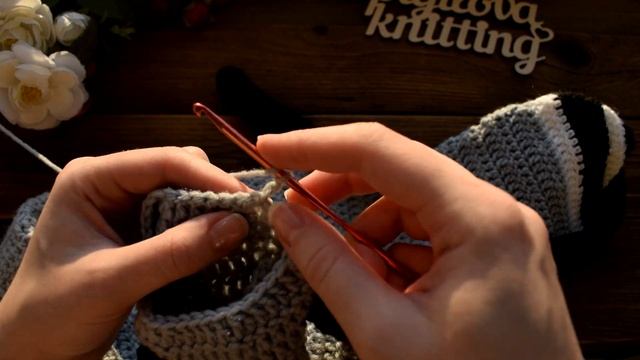 Мастер-класс: Зверошарф енот (Часть 2)