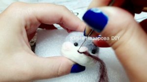 DIY Хомяк Своими Руками \ Творческий Набор ВАЛЯНИЕ ИЗ ШЕРСТИ ДЛЯ НАЧИНАЮЩИХ
