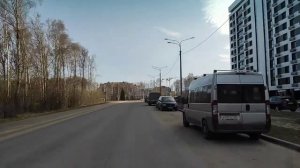 Обнинск.Едем по ул.Кутузова,Любова,Цветкова,Звёздная.20.04.22.