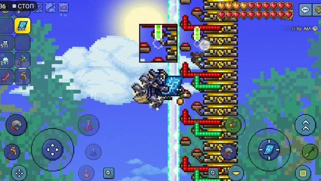 Terraria. Весь процесс постройки акселератора 1.4.4.9.