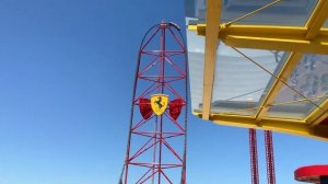 Red force launch coaster Ferrari Land