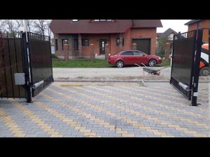 Установка распашной автоматики NICE Wingo4KCE в Калининграде